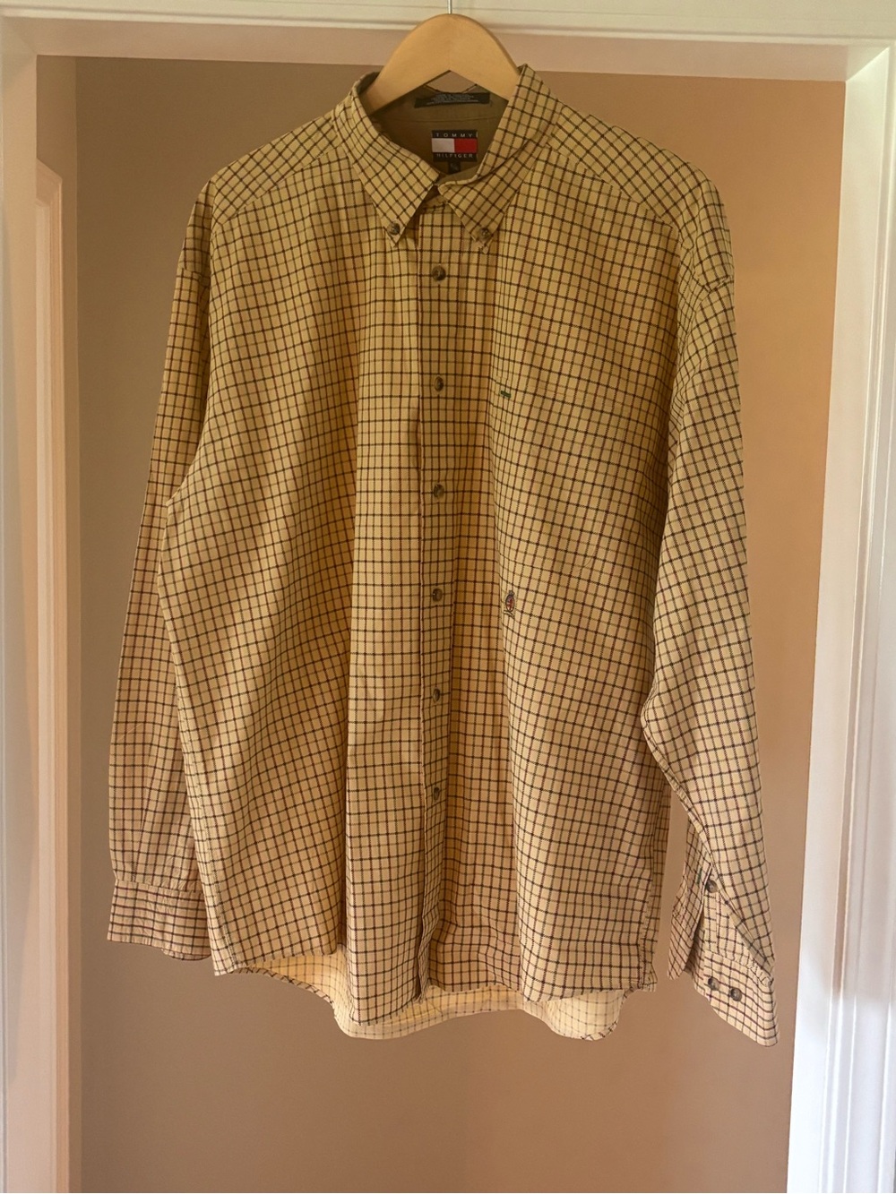 Tommy Hilfiger Yellow Plaid Button-Down Shirt